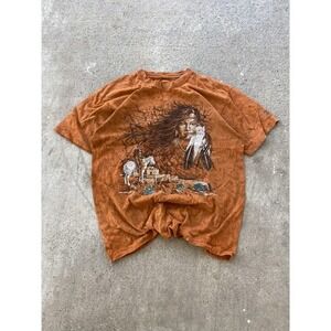 Vintage Native American Art Shirt Mens Extra Large‎ Royal Gorge Colorado 90s Tee